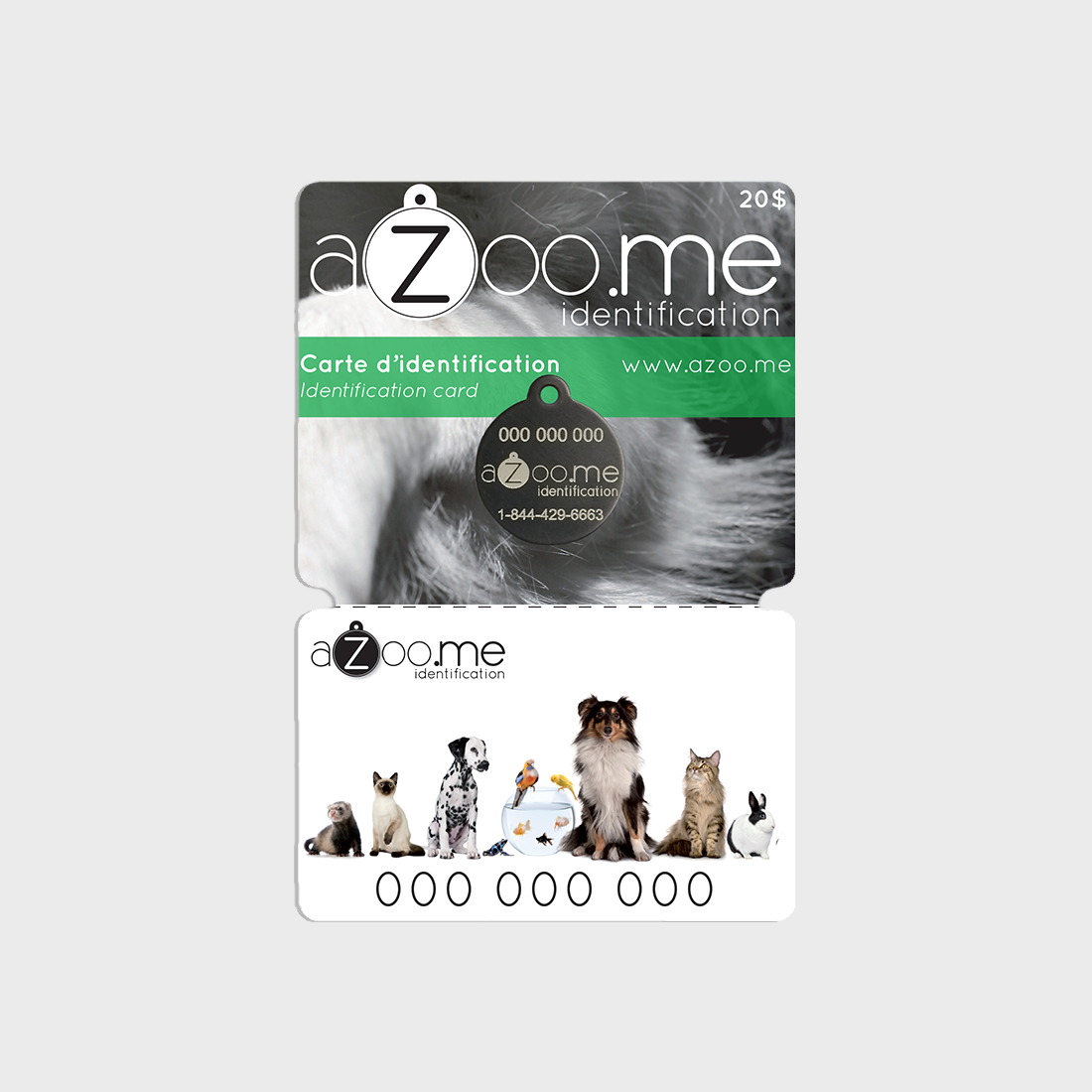 aZoo.me ID Replacement card – aZoo.me Identification