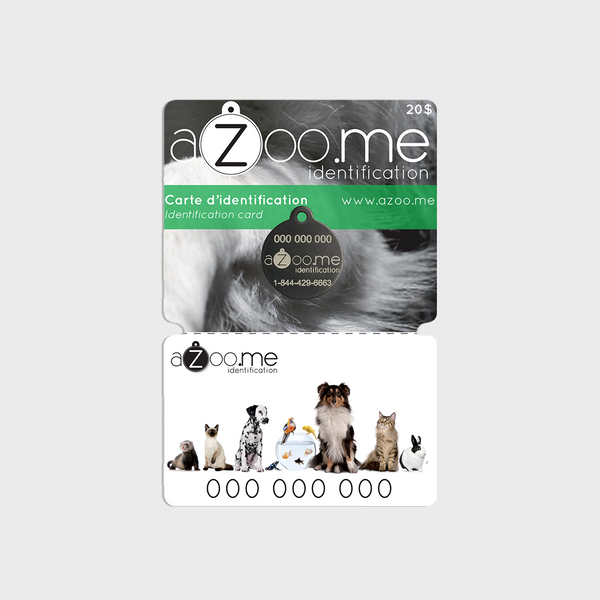 aZoo.me ID Replacement card - aZoo.me Webstore